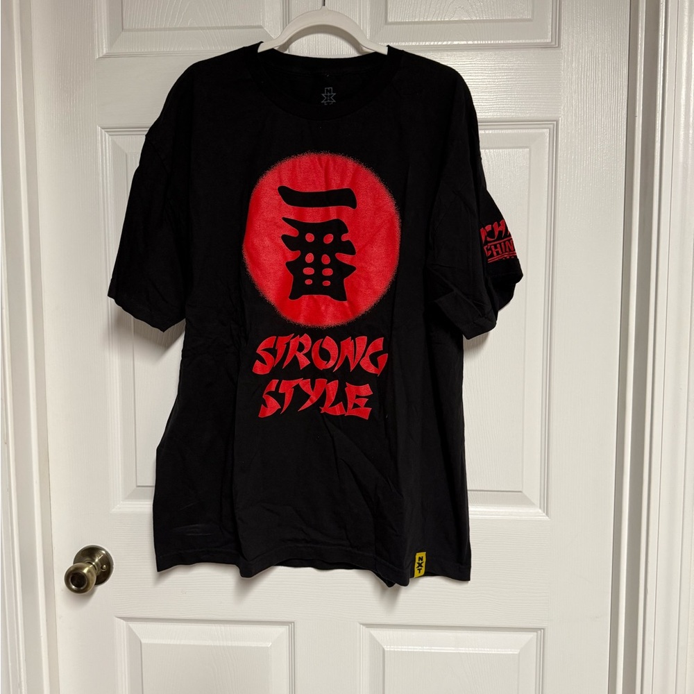NXT Shirt Strong Style Black and Red Men's T-Shirt